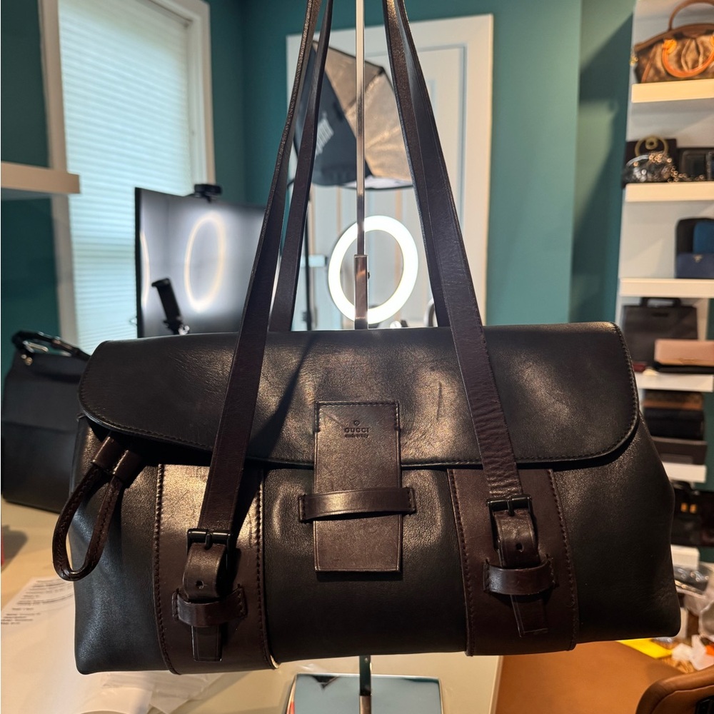 🤎🤍🤎💋Beautiful Authentic Gucci Satchel 👜🤎🤍🤎